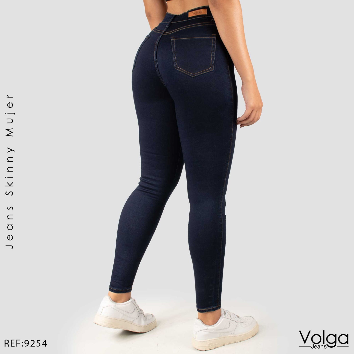 JEANS MUJER SKINNY TIRO ALTO 9254