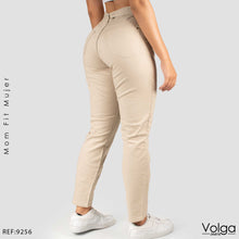 Cargar imagen en el visor de la galería, PANTALON DRILL MUJER TIRO ALTO 9256
