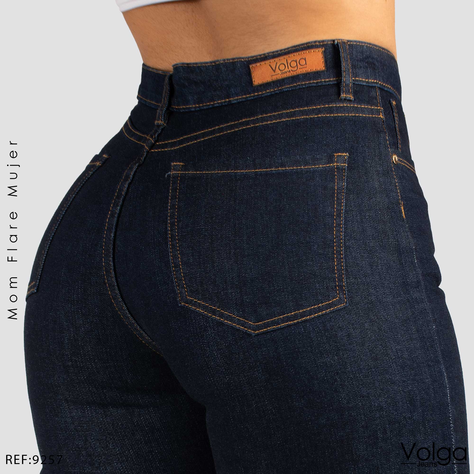 JEANS MUJER BOTA ANCHA TIRO ALTO 9257