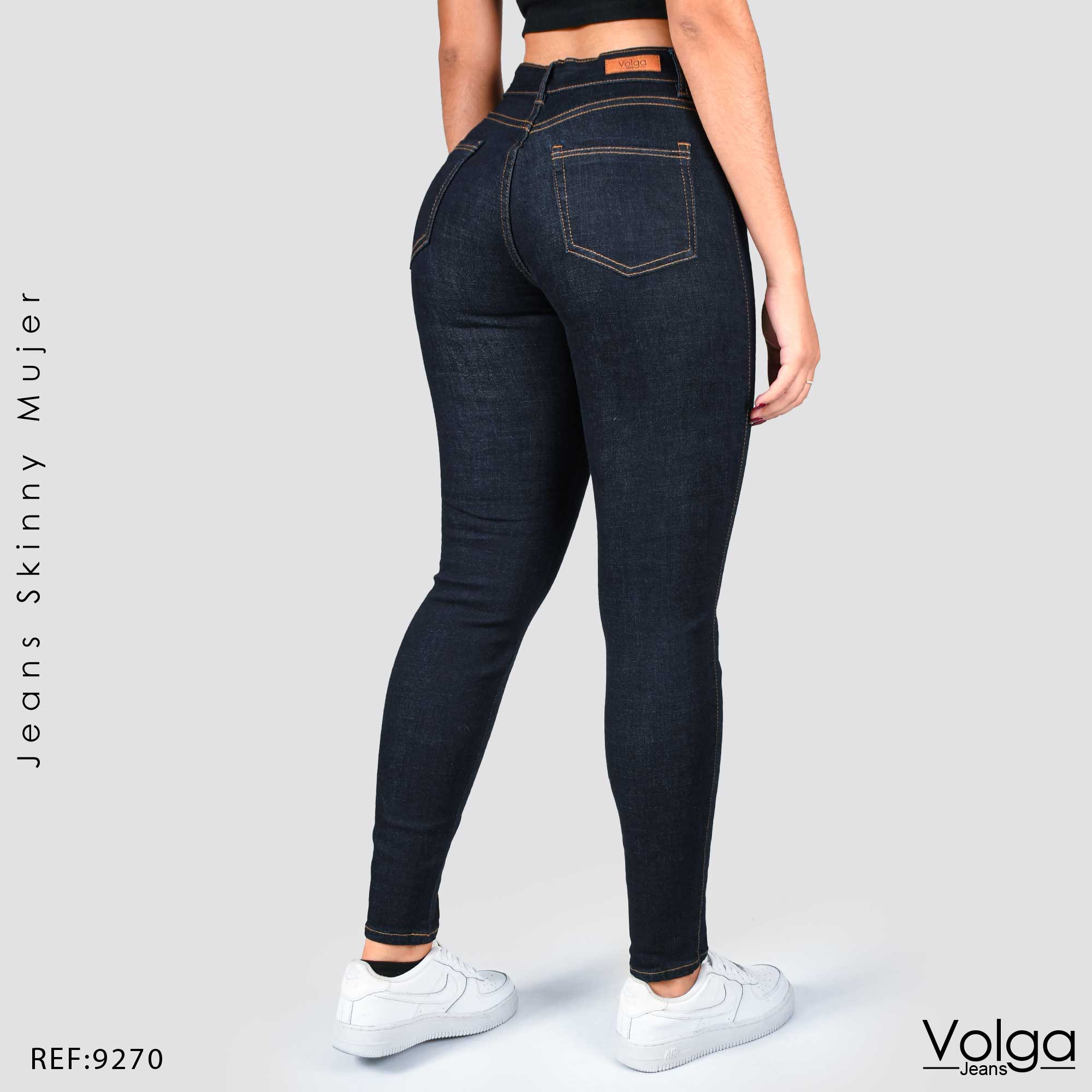 JEANS MUJER SKINNY TIRO ALTO 9270