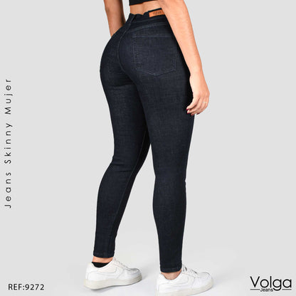 JEANS MUJER SKINNY TIRO ALTO 9272