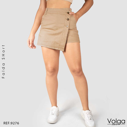 FALDA SHORT TIRO ALTO 9276