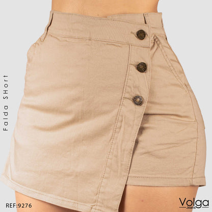 FALDA SHORT TIRO ALTO 9276