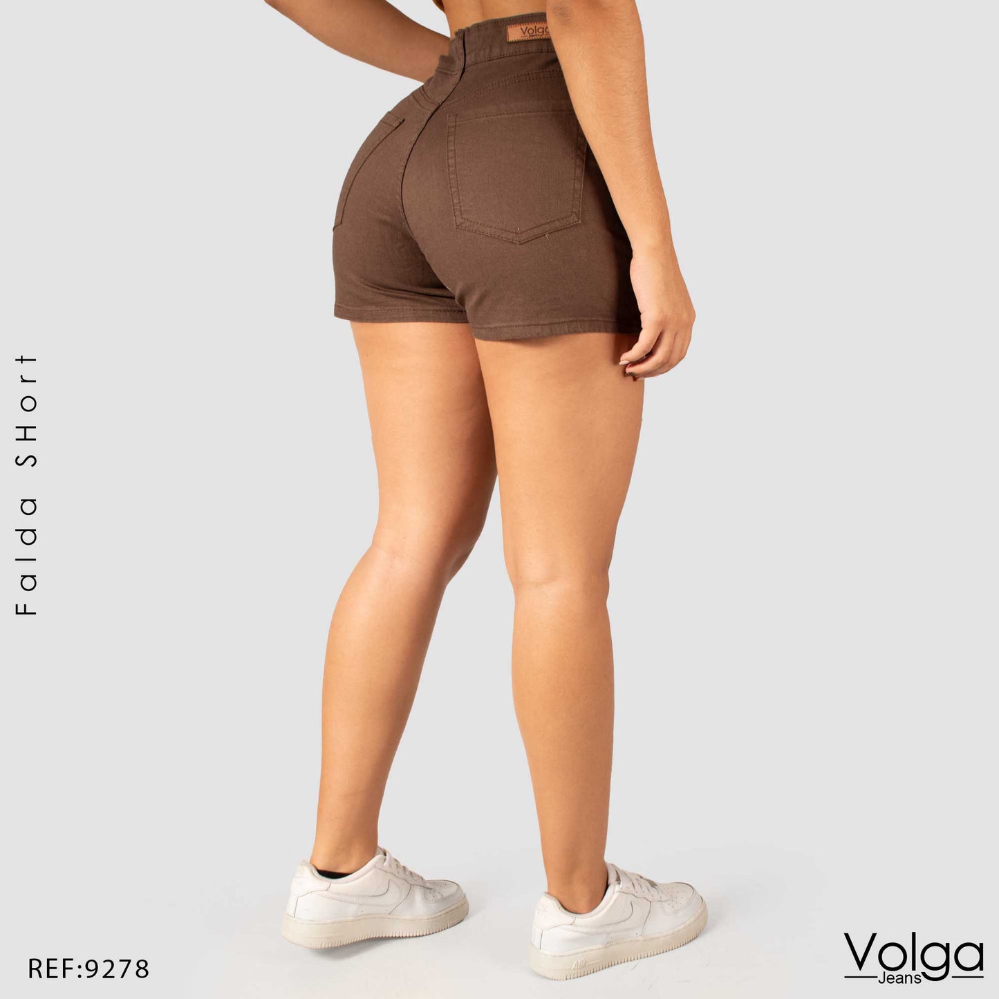 FALDA SHORT TIRO ALTO 9278