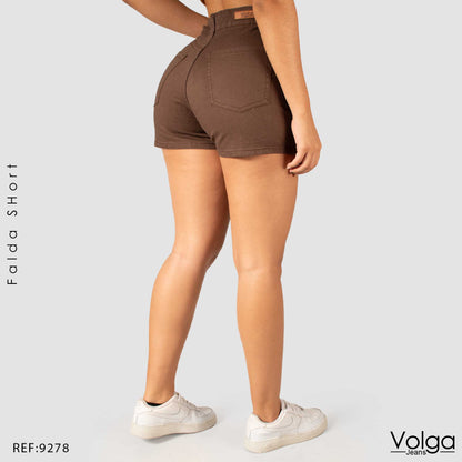 FALDA SHORT TIRO ALTO 9278