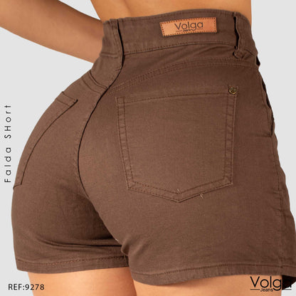 FALDA SHORT TIRO ALTO 9278