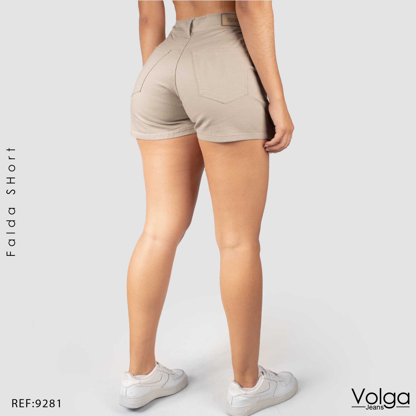 FALDA SHORT TIRO ALTO 9281