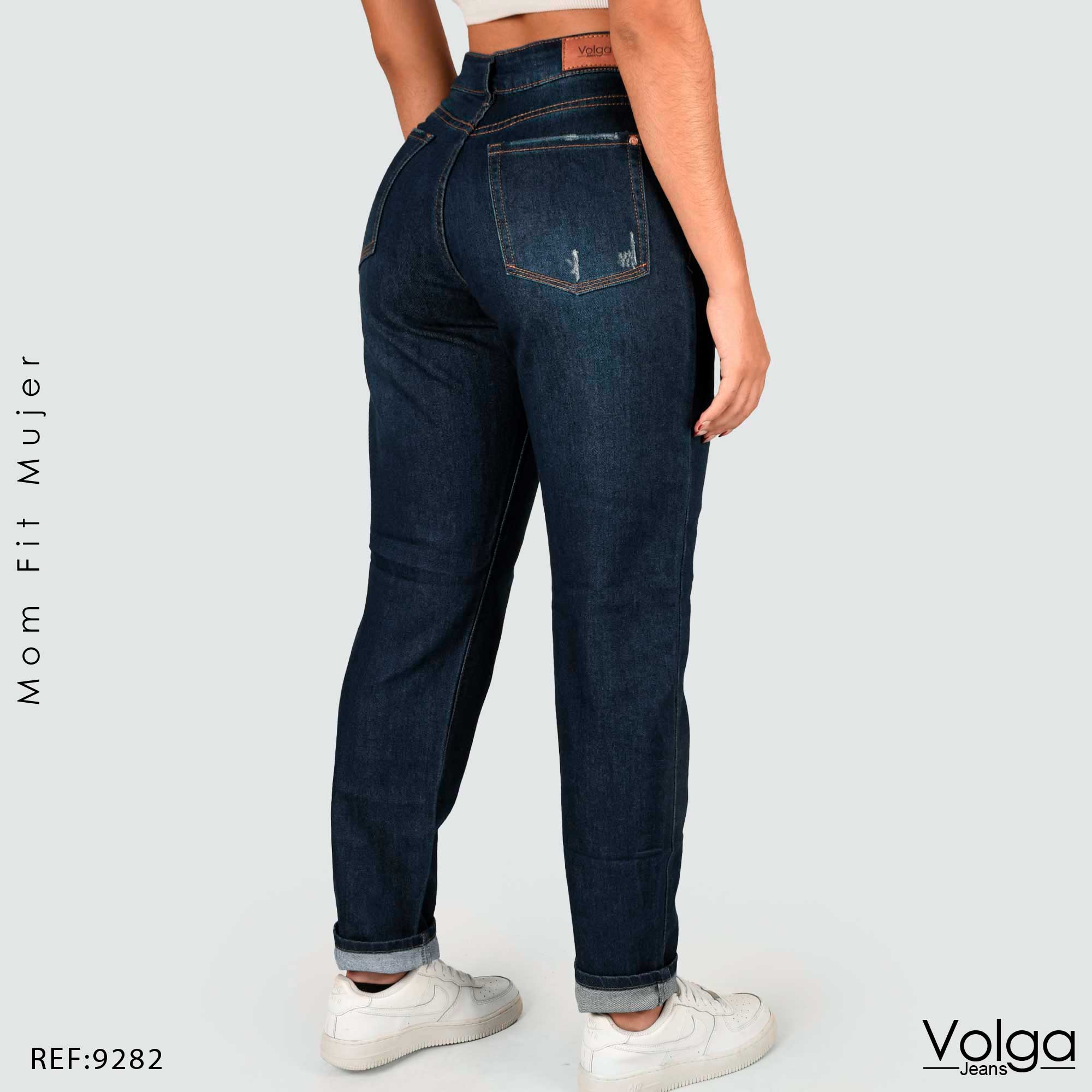 JEANS MUJER MOM FIT TIRO ALTO 9282