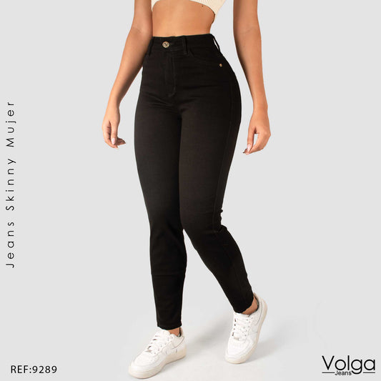 JEANS MUJER SKINNY TIRO ALTO 9289