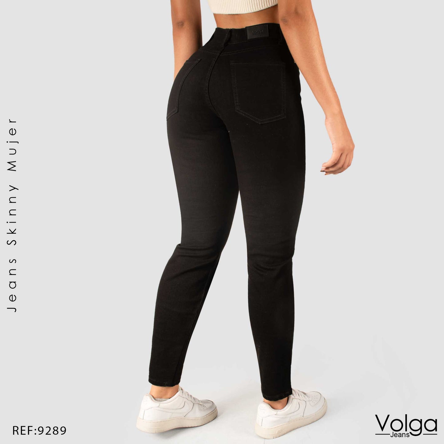 JEANS MUJER SKINNY TIRO ALTO 9289