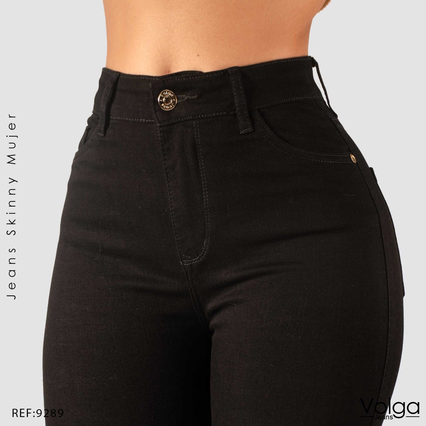 JEANS MUJER SKINNY TIRO ALTO 9289