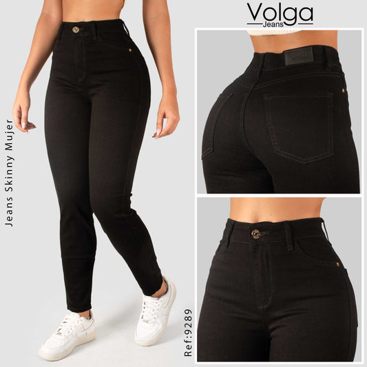 JEANS MUJER SKINNY TIRO ALTO 9289