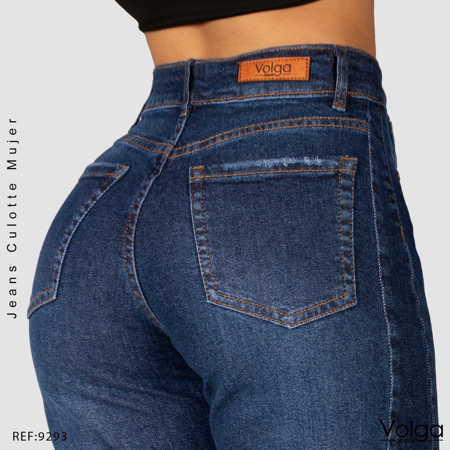 JEANS MUJER CULOTTE TIRO ALTO 9293