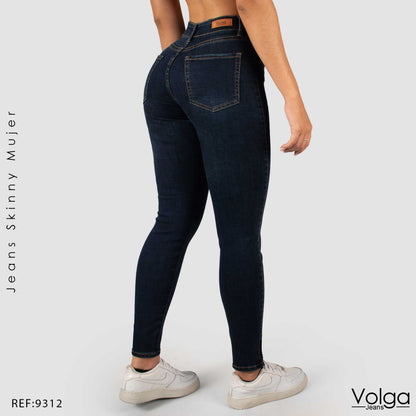 JEANS SKINNY TIRO ALTO 9312