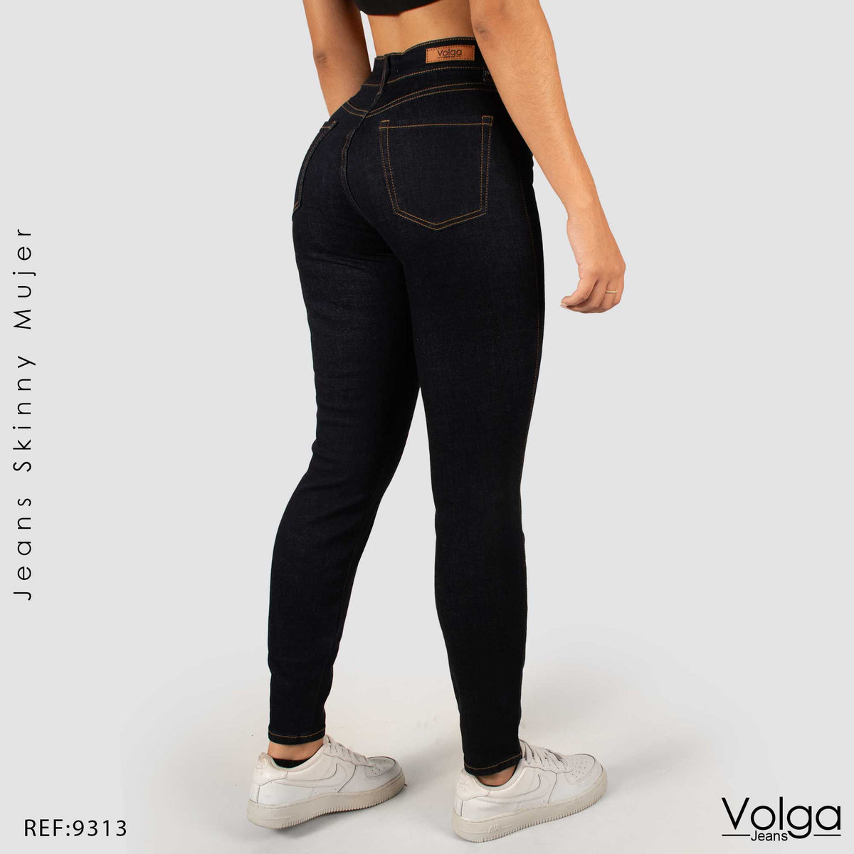 JEANS SKINNY TIRO ALTO 9313