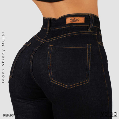 JEANS SKINNY TIRO ALTO 9313