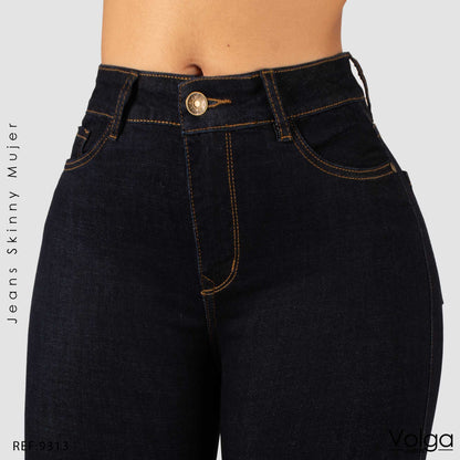 JEANS SKINNY TIRO ALTO 9313