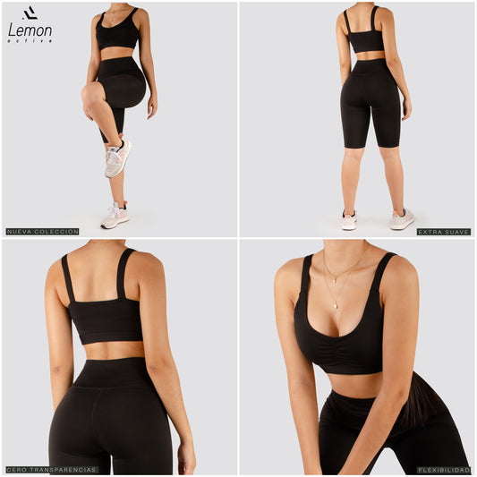 SET DEPORTIVO NEGRO