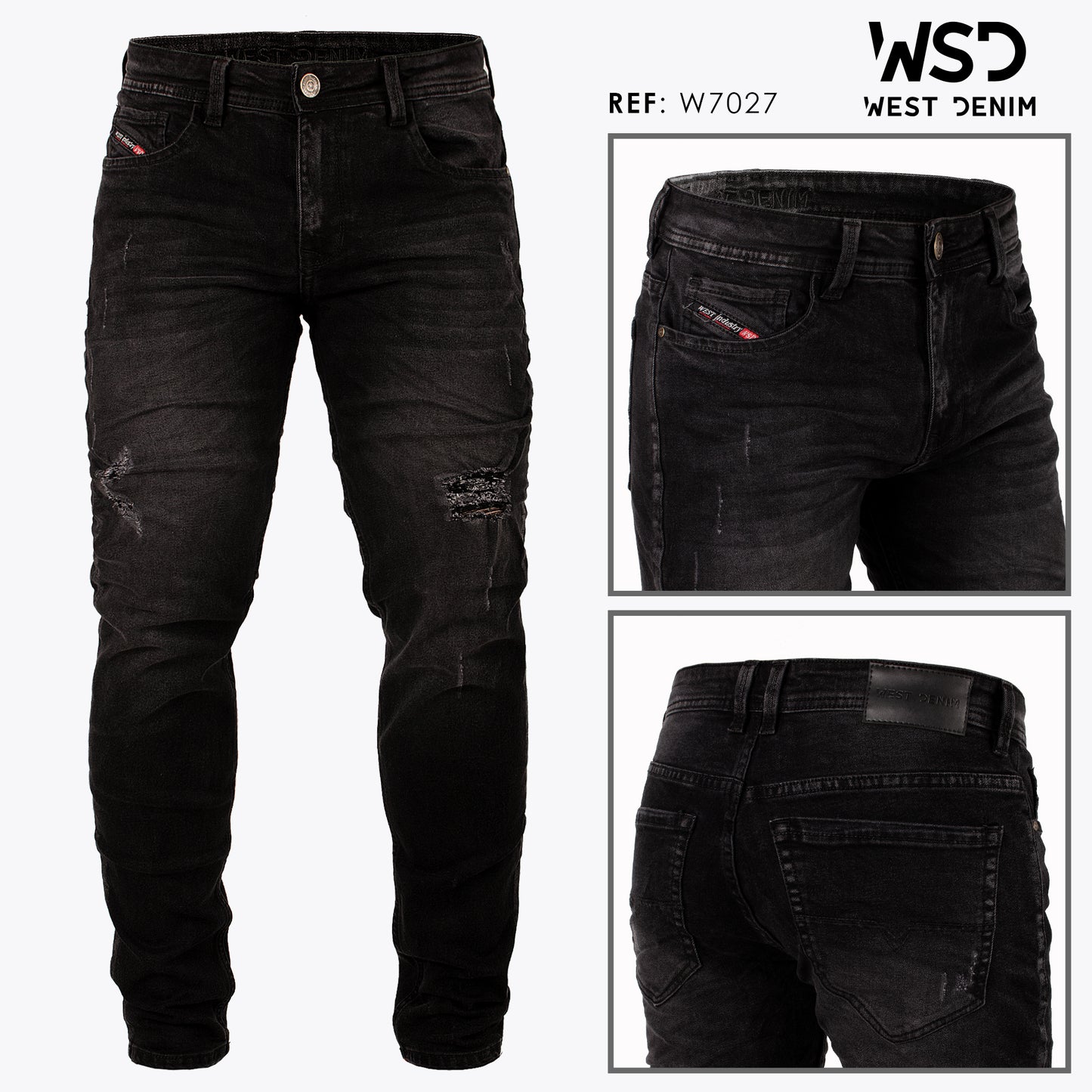 JEANS HOMBRE SLIM W7027