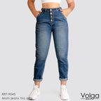 JEANS MUJER MOM TIRO ALTO 9060