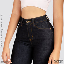 Cargar imagen en el visor de la galería, JEANS MUJER SKINNY TIRO ALTO 9116
