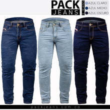 Cargar imagen en el visor de la galería, PACK DENIM 2 (3 JEANS)
